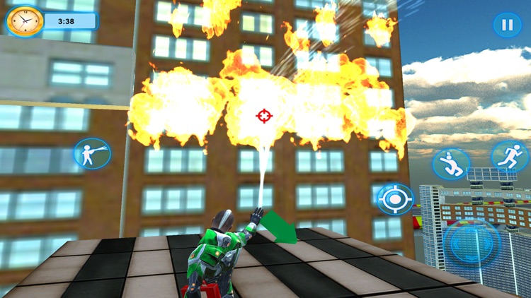 Flying Super Hero Adventure 3D screenshot-4
