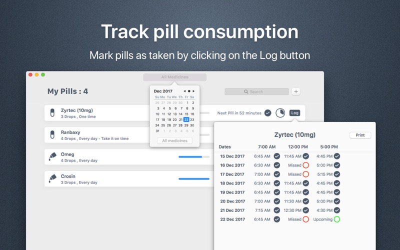 Screenshot #3 pour My Pills - Tracker