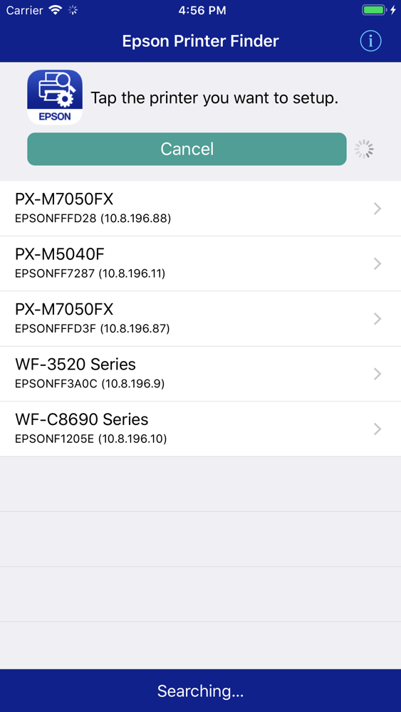 Epson Printer Finder App For Iphone Free Download Epson Printer Finder For Ipad Iphone At Apppure
