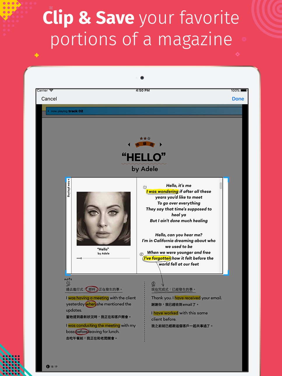 iPad screenshot