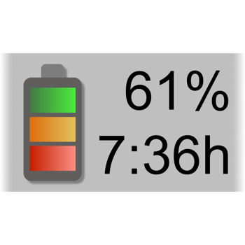 Battery Meter - Menubar time remaining and more