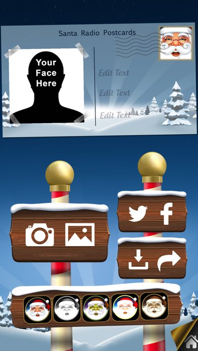 Santa Text Screenshot