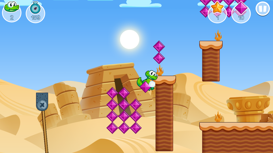 #8. Croc's World Run (iOS) 由: Sprakelsoft GmbH