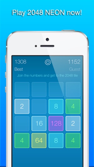 2048 Neon - Number Puzzle Game(圖2)-速報App