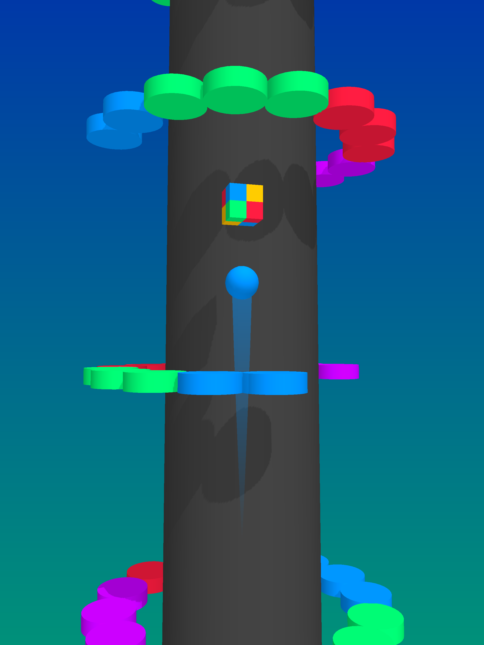 Color Balls Climb- Jump Up screenshot 7