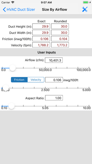 HVAC Duct Sizer(圖6)-速報App