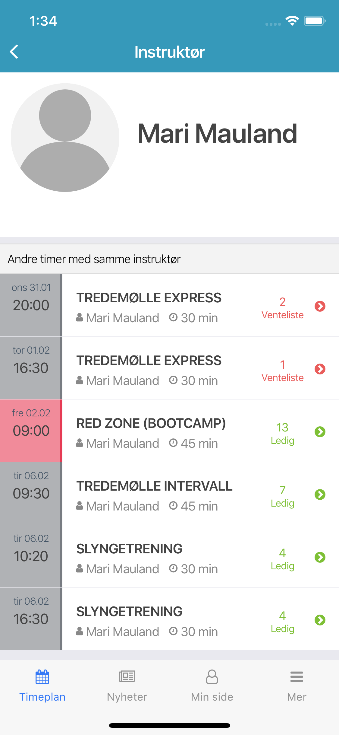 Arena Treningssenter screenshot 3
