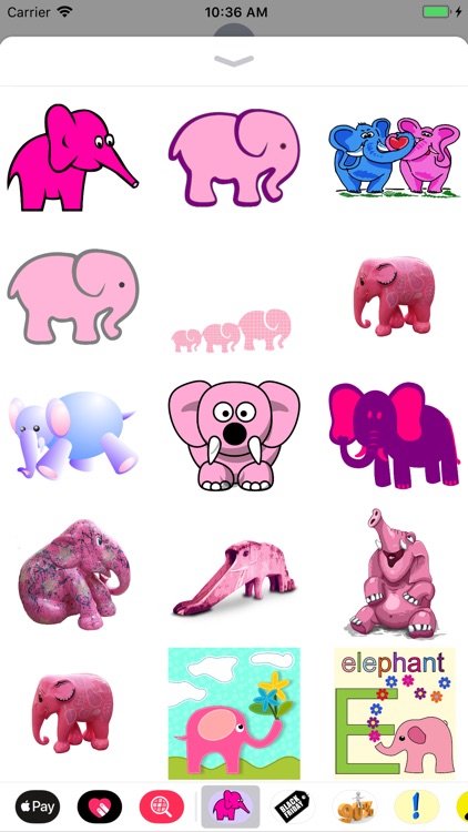 Pink Elephant Sticker Pack