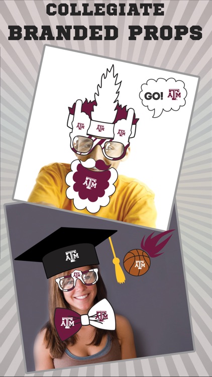 Texas A&M Aggies PLUS Selfie Stickers