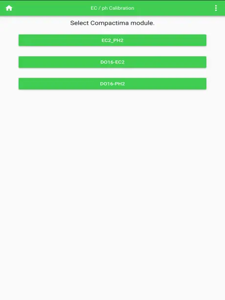 CompactiMa EC pH Calibration