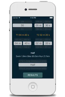 Game screenshot SBR Triathlon Calculator apk