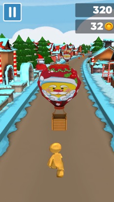 3D Christmas Gingerbread Run screenshot 2