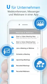 u meeting, webinar, messenger iphone bildschirmfoto 1