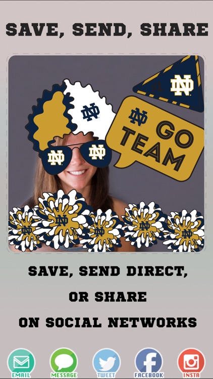 Notre Dame Pro Selfie Stickers screenshot-3