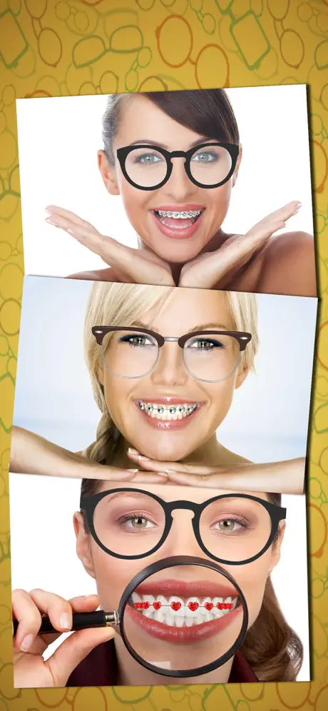 Braces & Nerd Glasses Stickers