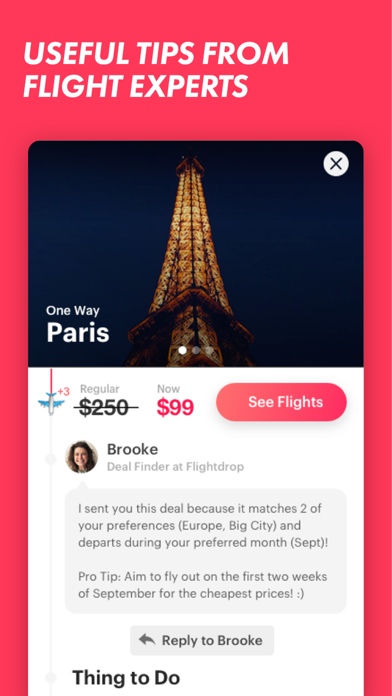 Flightdrop - Huge Flight Deals Screenshot 2 - AppWisp.com Flightdrop - Huge Flight Deals Screenshot 2 - AppWisp.com
