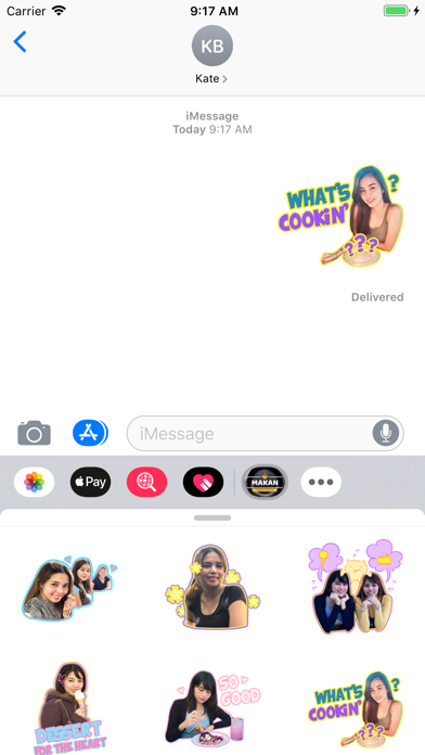 Makan Thoughts iStickers screenshot 4