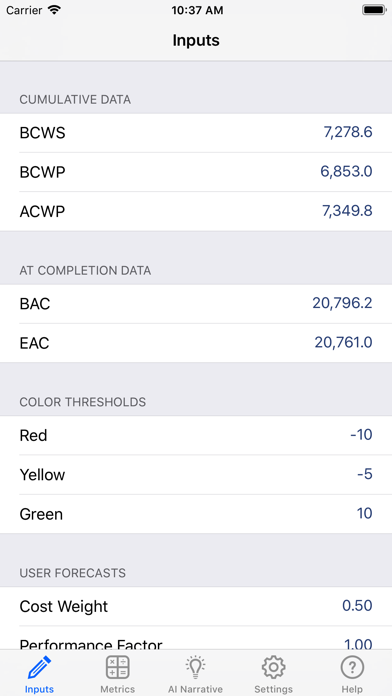 Screenshot #1 pour EVCalculator