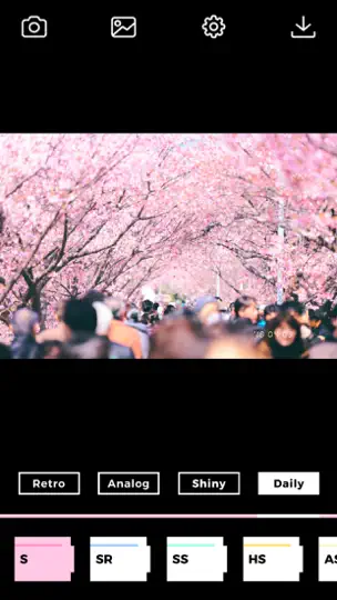 Скриншот Filmlike Kyoto на iPhone 3