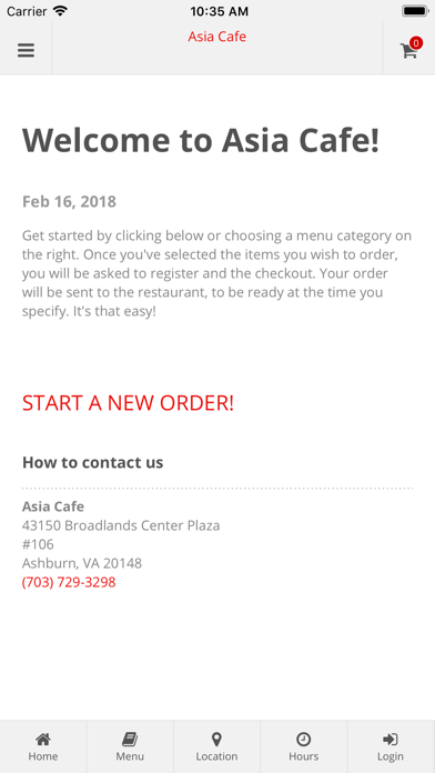 How to cancel & delete Asia Cafe App Ordering from iphone & ipad 1