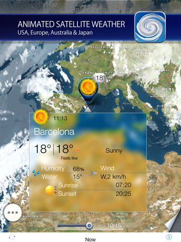 Скриншот из Cyclone - storm tracks, satellite weather radar