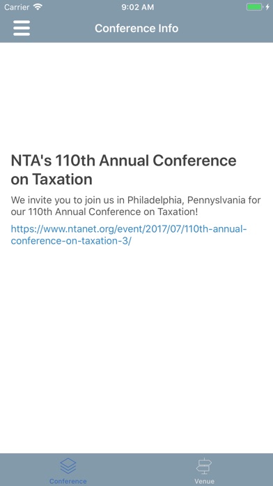 NTA 2017 Annual Conference screenshot 2
