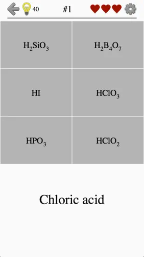Inorganic Acids, Ions & Salts screenshot 5
