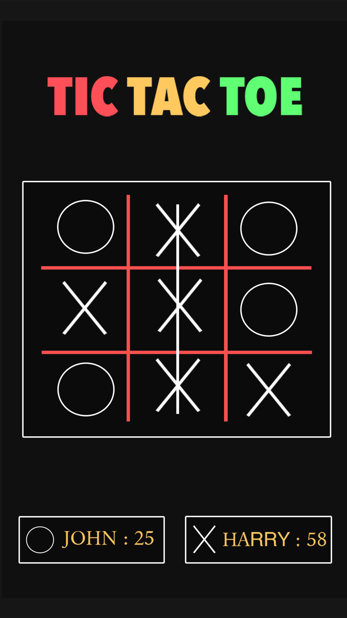 Tic Tac Toe  Neon Glow Themes