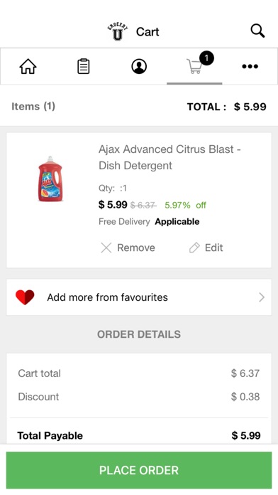 MyGroceryU screenshot 4