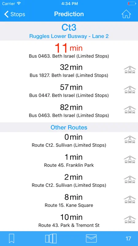 Where's my MBTA Bus? screenshot 2 of 5