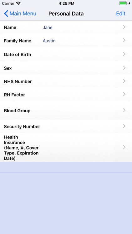 Child Medical History
