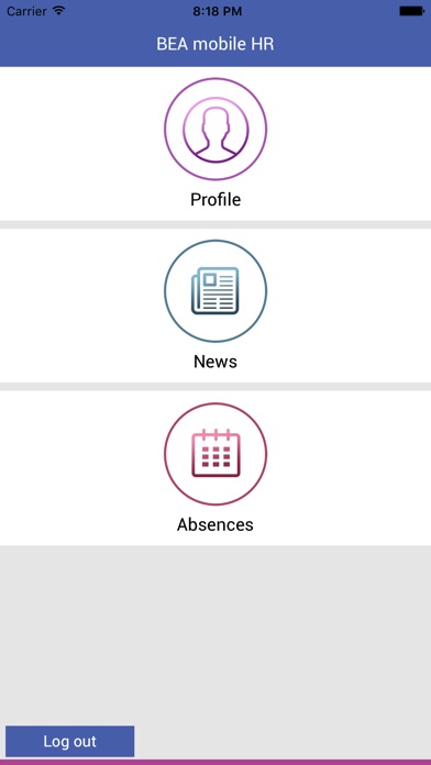 BEA mobile Human Resources screenshot 2