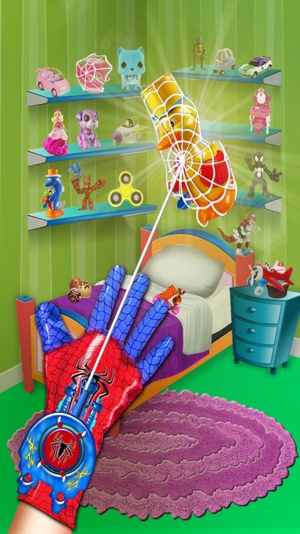 Super Hero Spider Hand Game