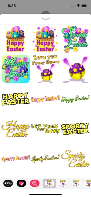 Easter Softball Stickers(圖3)-速報App