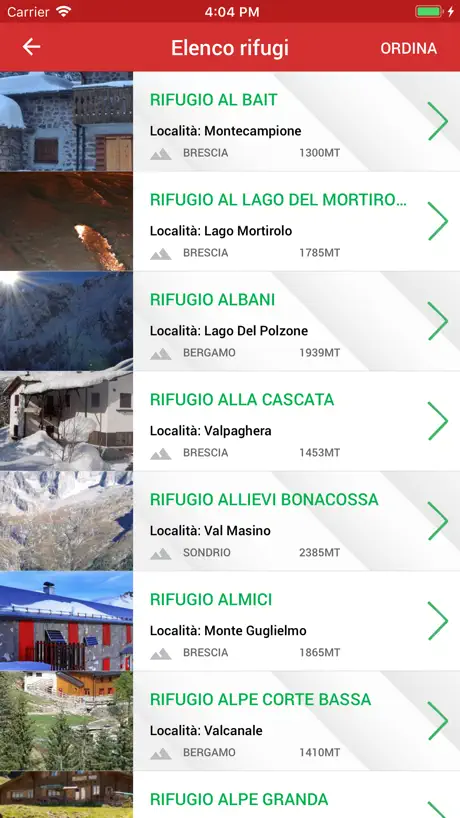 Rifugi di Lombardia