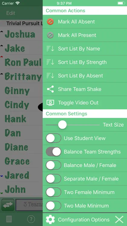 Screenshot 5 di 6 di Team Shake