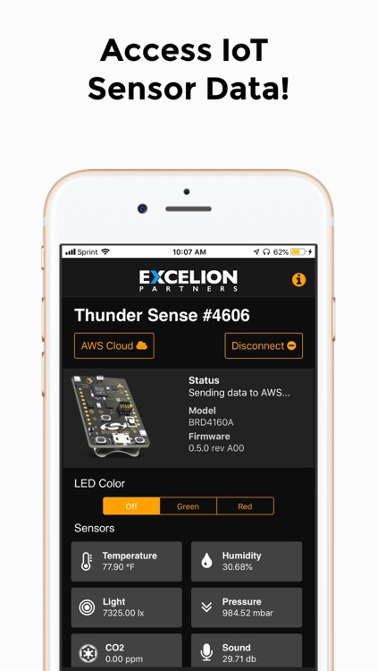 Excelion IoT Sensor Demo