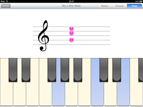 My Little Note for iPad - náhled