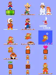 8-bit super mario stickers ipad images 1