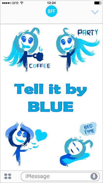 Paint It Blue - Stickers pack