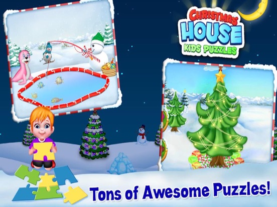 Screenshot #6 pour Santa Jigsaw Puzzles Quiz EVE