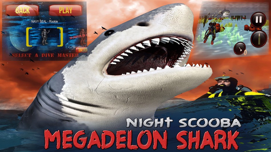 Megadelon Shark Night Scooba - 2.0 - (iOS)