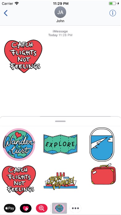 Wanderlust- Travel Stickers screenshot 2