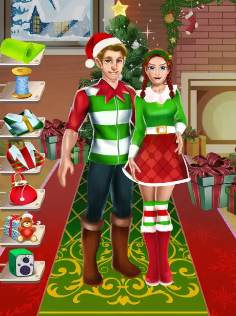 Christmas Hair Nail Salon Game
