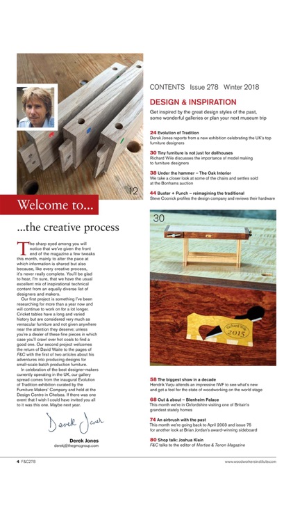 Furniture & Cabinetmaking