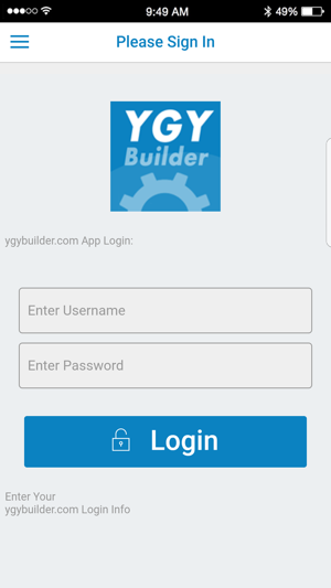 YGYBuilder App and System