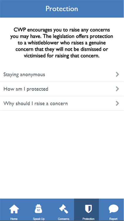 CWP Freedom to Speak Up screenshot-4