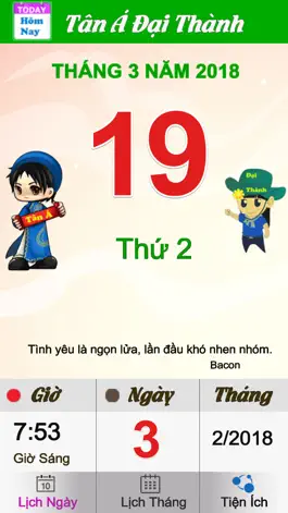 Game screenshot Lịch Vạn Niên 2019 Tân Á mod apk
