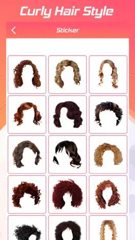 Game screenshot Curly Hair Style Photo Editor apk