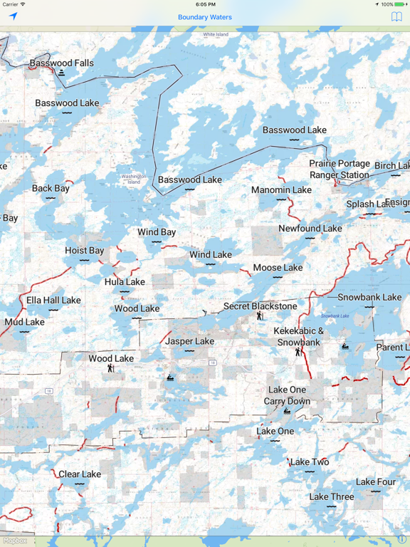 Screenshot #4 pour Boundary Waters Canoe Area Wilderness — eπ Maps